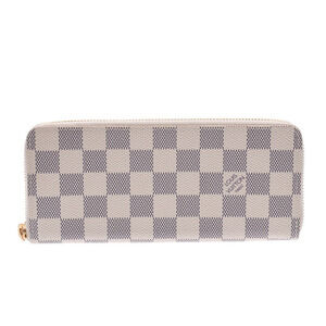 Louis Vuitton Azur White Portefeuille Wallet Clemence Long